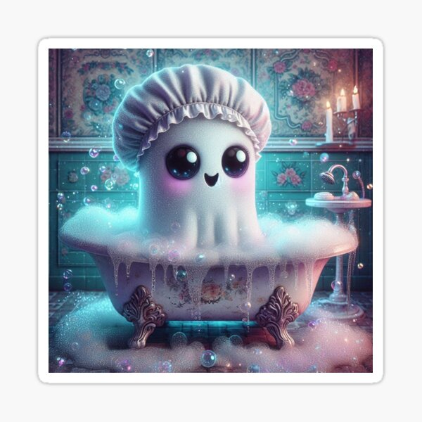 Cute Ghosty Friend Sticker
