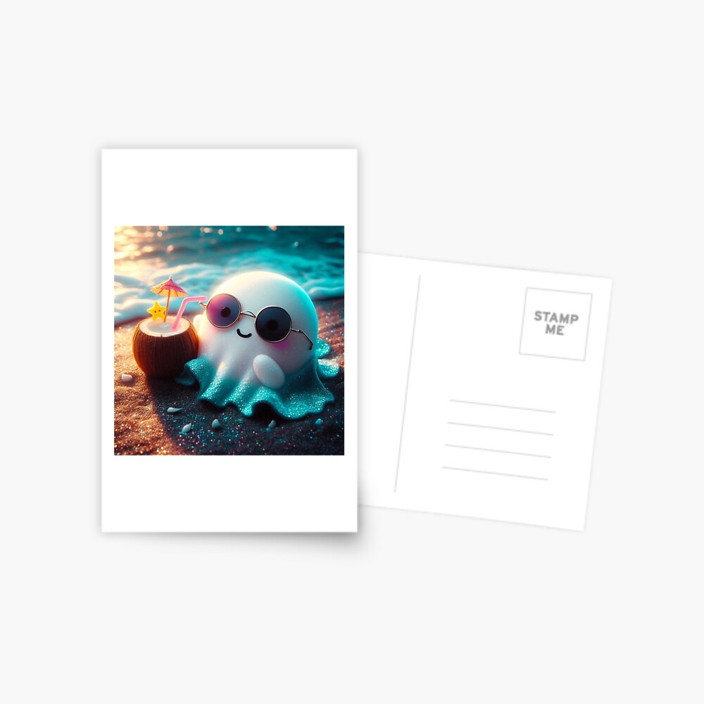 Item preview, Postcard designed and sold by NaughtyNiceArt.