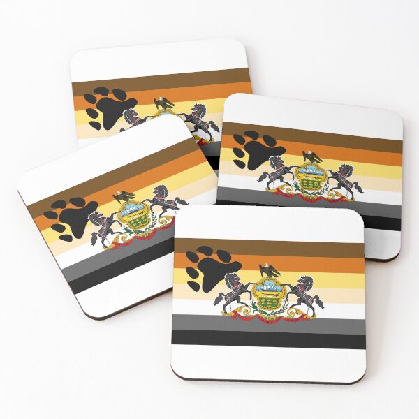 Item preview, Pennsylvania Gay Bear Pride Flag designed and sold by WokeBespoke.