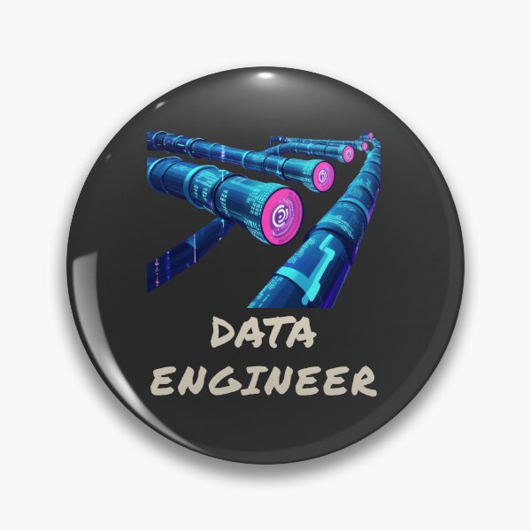 Item preview, Data Engineer Pipeline Blue/Pink designed and sold by Mochasgoods.