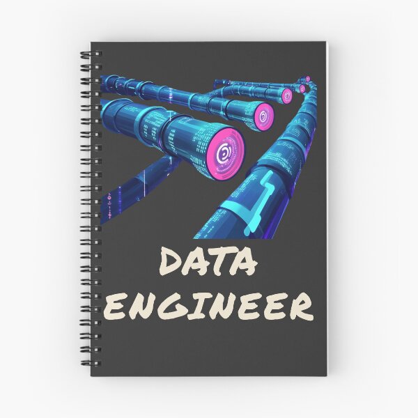 Item preview, Data Engineer Pipeline Blue/Pink designed and sold by Mochasgoods.