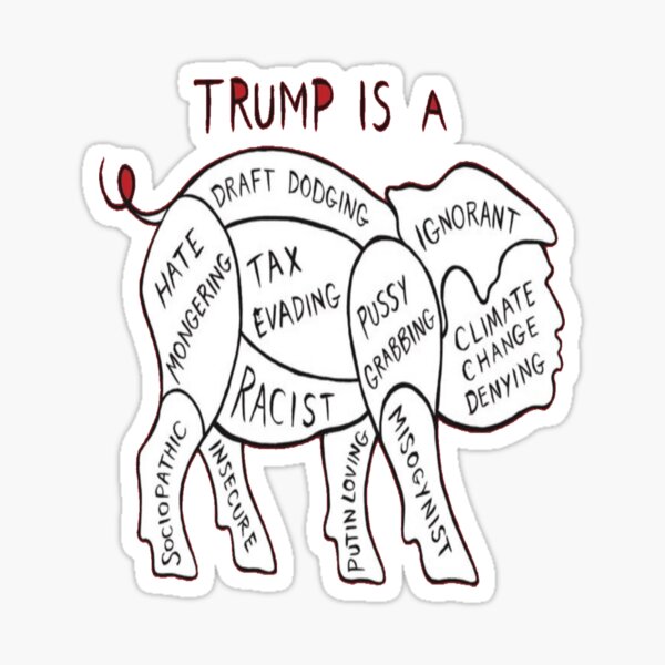 Artikel-Vorschau von Trump ist ein Schwein, designt und verkauft von KR Production House.