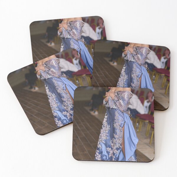 Item preview, Beautiful Runway Model Wearing A Regal Blue Dress designed and sold by lessplay.