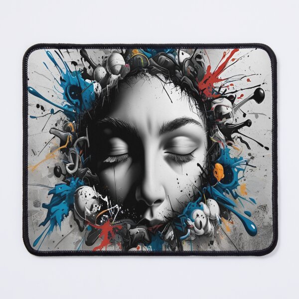 Item preview, Urban art - graffiti style face designed and sold by AEROSPACE-IND.
