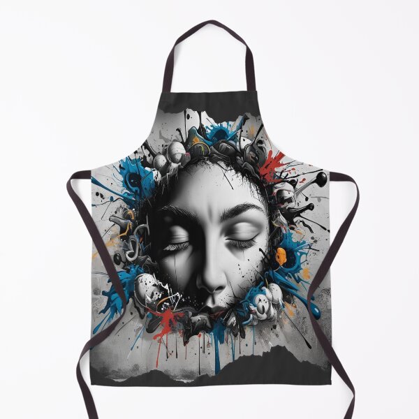 Item preview, Urban art - graffiti style face designed and sold by AEROSPACE-IND.