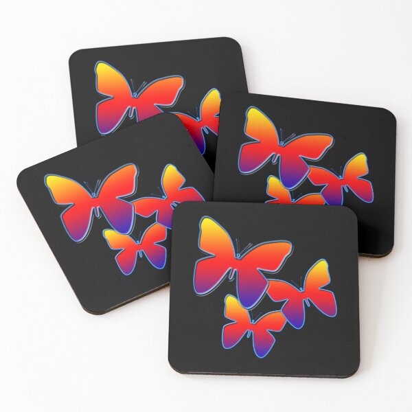 Item preview, Rainbow Gradient Butterflies designed and sold by Karen Simon.