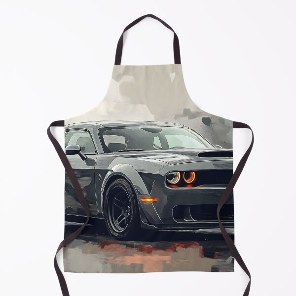 Item preview, Digital Pop Art Painting – Grey Dodge Challenger SRT X designed and sold by AutoPopStudio.