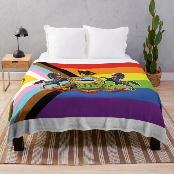 Item preview, Pennsylvania Progress Pride Intersex Flag designed and sold by WokeBespoke.