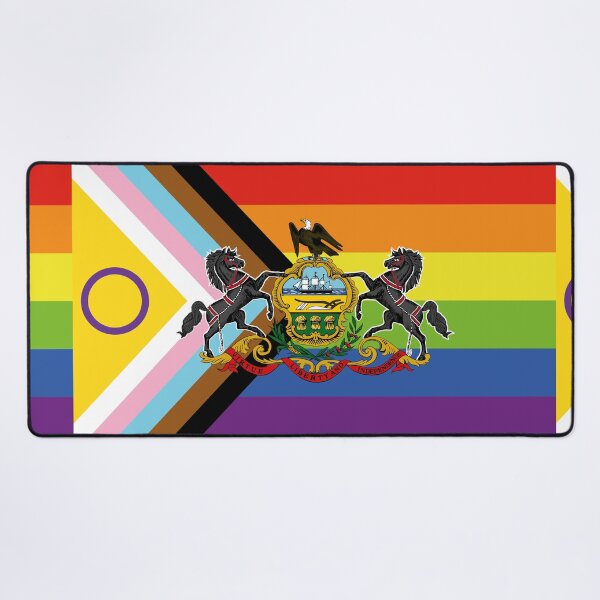 Item preview, Pennsylvania Progress Pride Intersex Flag designed and sold by WokeBespoke.