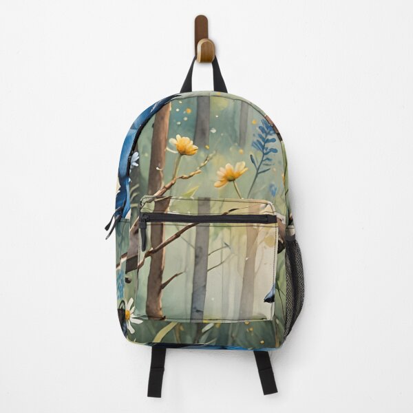 Item preview, Cyanocitta stelleri: Steller's Jay in a Forest Meadow designed and sold by ACuriousshoppe.
