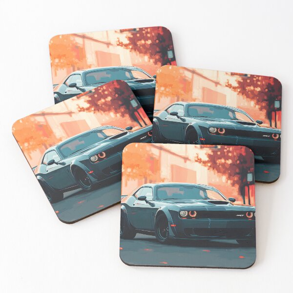 Item preview, Digital Pop Art Painting – Dodge Challenger SRT III designed and sold by AutoPopStudio.