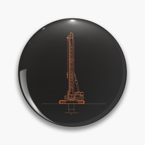 Item preview, Orange Drill Rig At Work designed and sold by Mochasgoods.