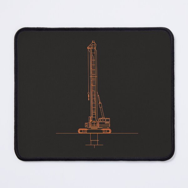 Item preview, Orange Drill Rig At Work designed and sold by Mochasgoods.