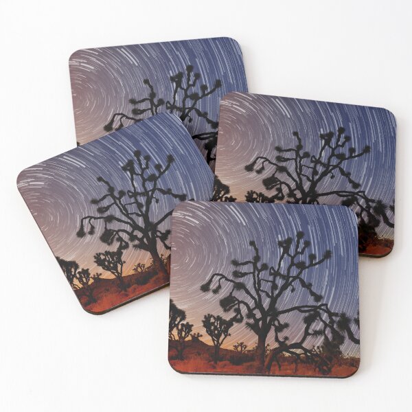 Item preview, Star trails over Mojave National Preserve designed and sold by Alex Preiss.