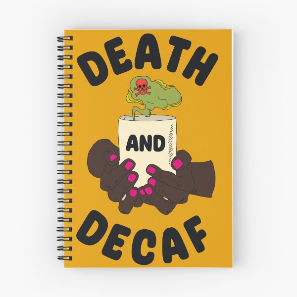 Item preview, DEATH AND DECAF (dark skin) designed and sold by LiveSickDieIll.