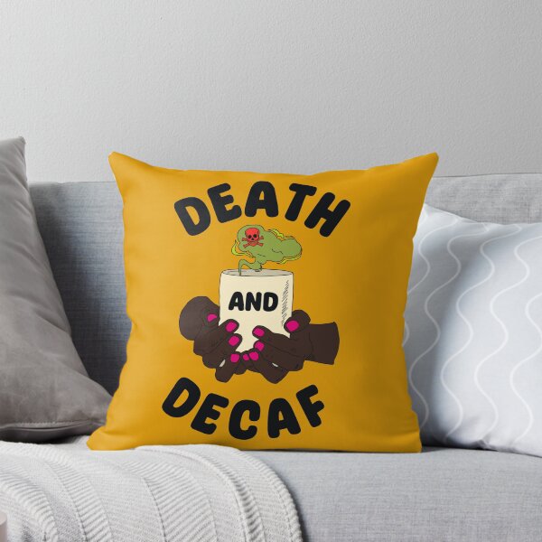 Item preview, DEATH AND DECAF (dark skin) designed and sold by LiveSickDieIll.