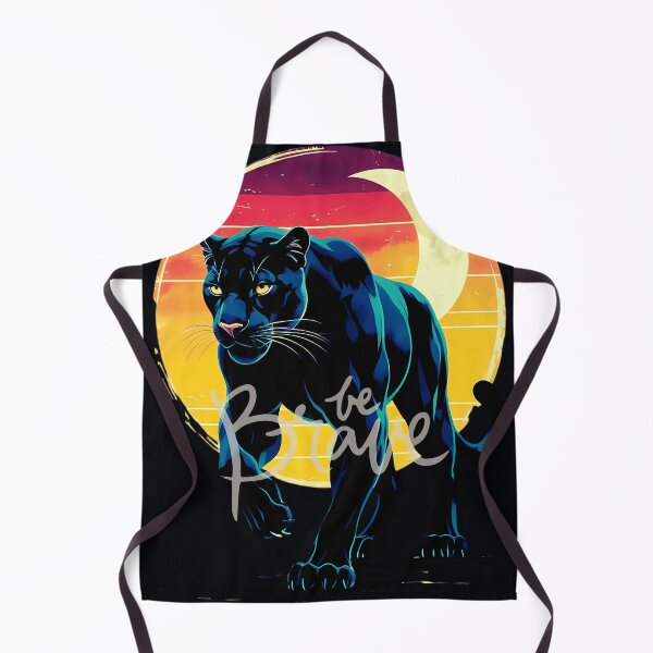 Item preview, Be Brave – Majestic Black Panther Retro Sunset Design designed and sold by M22--.
