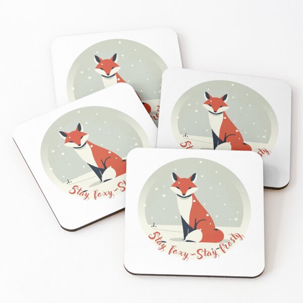 Item preview, Stay Foxy Stay Frosty designed and sold by EMWorks-Ink.