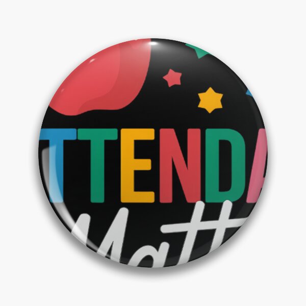 Item preview, Attendance Matters Teacher Back to School designed and sold by tearbytea.