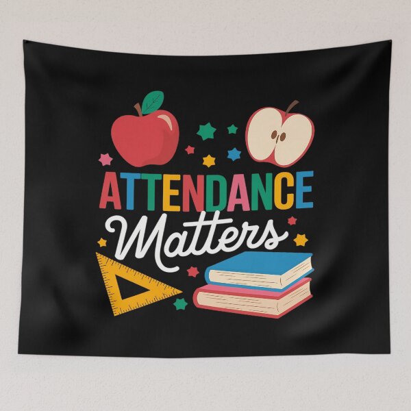 Item preview, Attendance Matters Teacher Back to School designed and sold by tearbytea.