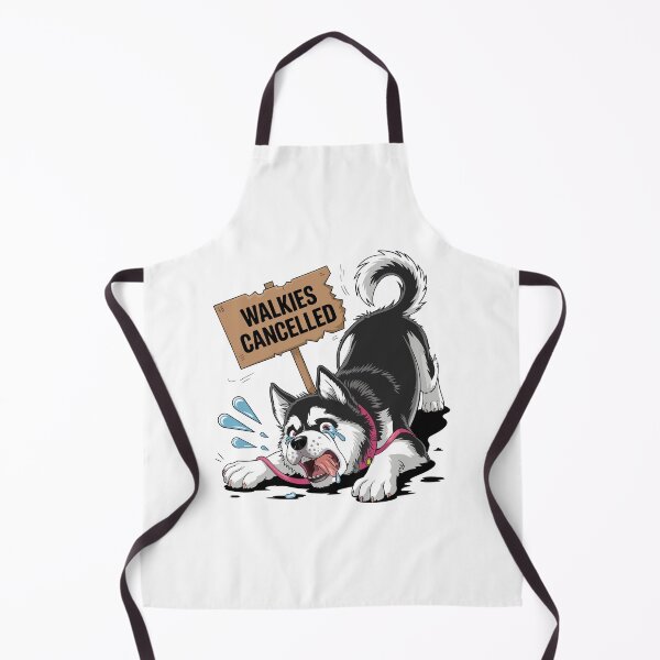 Item preview, Crying Husky – Walkies Cancelled Funny Dog designed and sold by WildlifeInc.