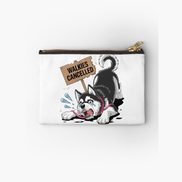 Item preview, Crying Husky – Walkies Cancelled Funny Dog designed and sold by WildlifeInc.
