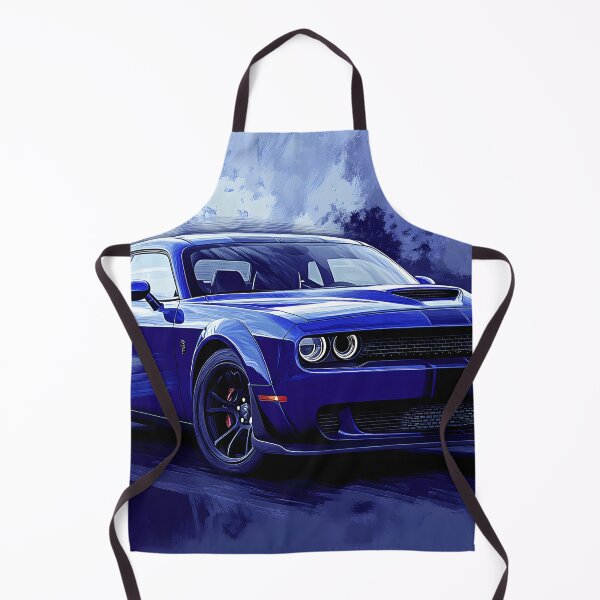 Item preview, Digital Pop Art Painting – Blue Dodge Challenger SRT VIII designed and sold by AutoPopStudio.
