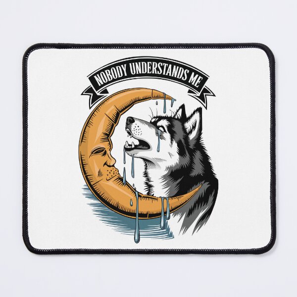 Item preview, Nobody Understands Me – Sad Husky designed and sold by WildlifeInc.