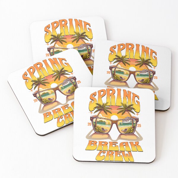 Item preview, Retro Spring Break Crew 2025 Beach Vibes designed and sold by DesignByJMc.