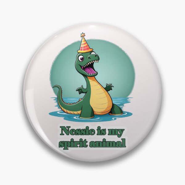 Item preview, Nessie is my spirit animal funny cryptid loch ness monster designed and sold by PalmRock.