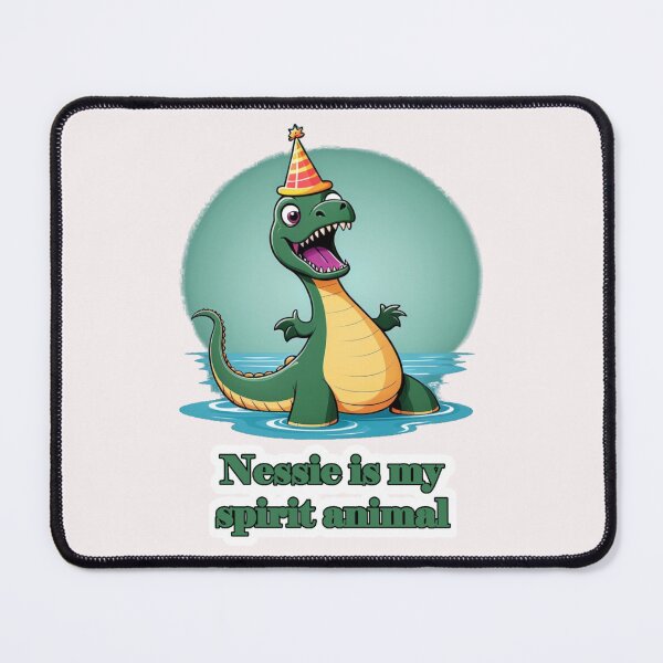 Item preview, Nessie is my spirit animal funny cryptid loch ness monster designed and sold by PalmRock.