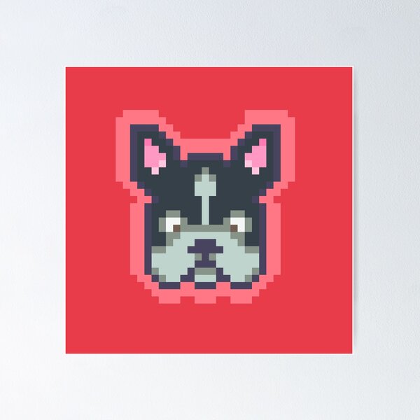 Item preview, Terrier Dog - Retro Pixel Art designed and sold by sainguinpixels.