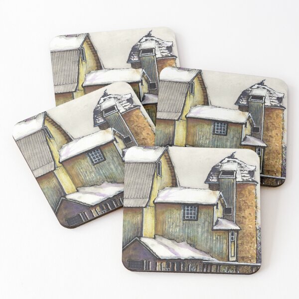 Item preview, Farm Buildings in Winter designed and sold by Gregg Brown.