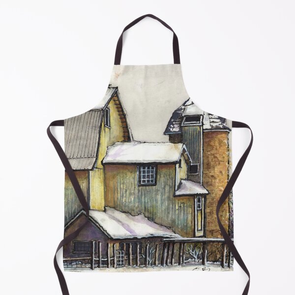Item preview, Farm Buildings in Winter designed and sold by Gregg Brown.