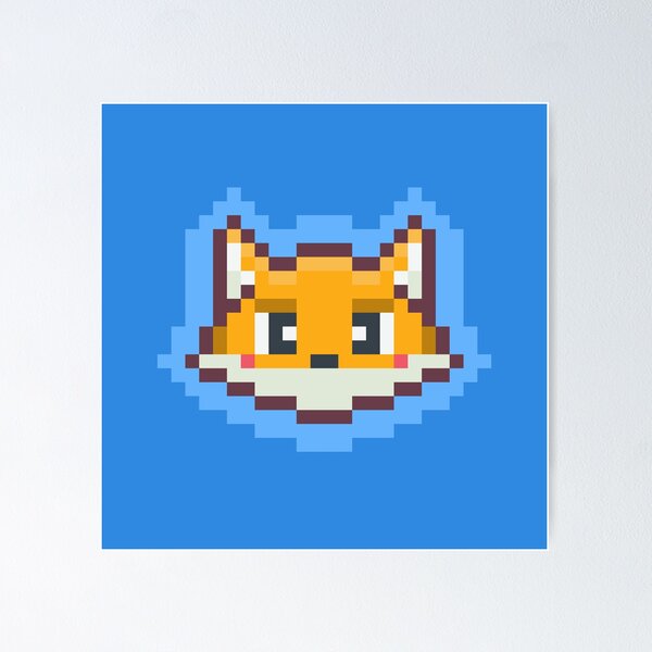 Item preview, Orange Fox - Retro Pixel Art designed and sold by sainguinpixels.