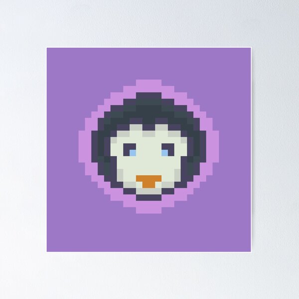 Item preview, Penguin - Retro Pixel Art designed and sold by sainguinpixels.