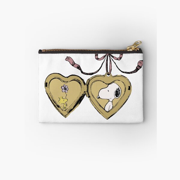Item preview, dog and bird cartoon character locket design designed and sold by commonearthworm.