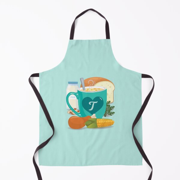 Item preview, Alphabet Soup T - AQUA designed and sold by StellarFX.