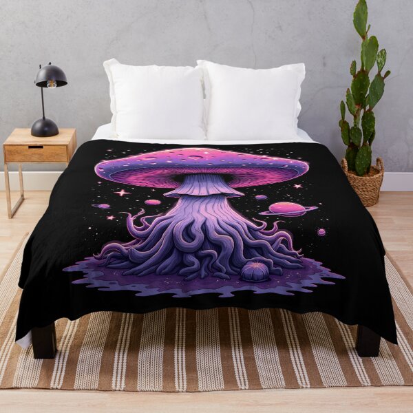 Item preview, Dreamy Galaxy Mushroom – Cosmic Psychedelic Art designed and sold by Creative Spark.
