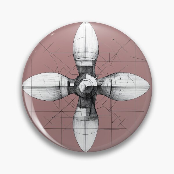 Item preview, Giant Ship Propeller Gridded designed and sold by Mochasgoods.