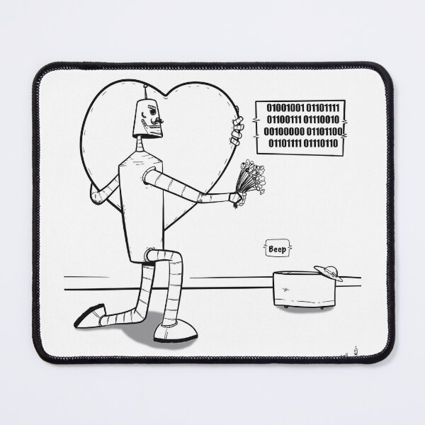 Item preview, Robots in love designed and sold by Goodtimecomics.