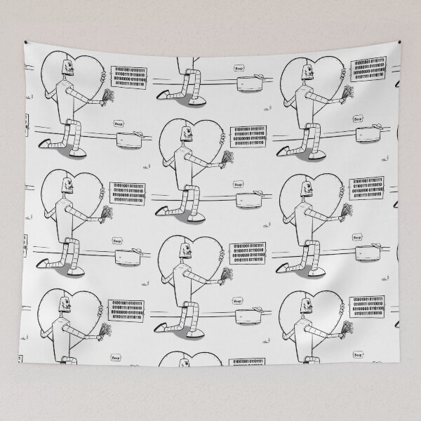 Item preview, Robots in love designed and sold by Goodtimecomics.