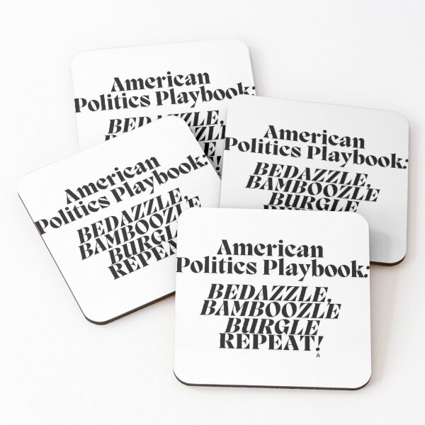 Item preview, American Politics Playbook: BEDAZZLE, BAMBOOZLE, BURGLE REPEAT! designed and sold by Finds.