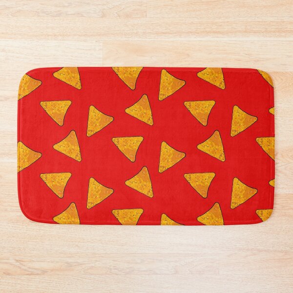 Item preview, Addicted to Corn Chips, Red Background Signage designed and sold by AASparksDesigns.