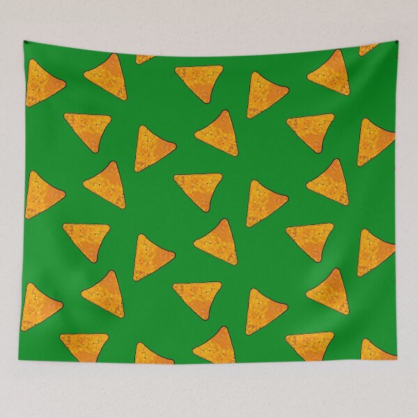 Item preview, Addicted to Corn Chips, Green Background Signage designed and sold by AASparksDesigns.