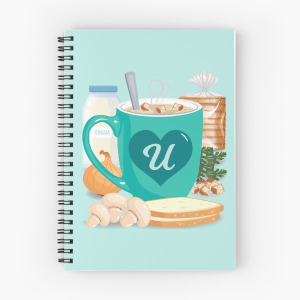 Item preview, Alphabet Soup U - AQUA designed and sold by StellarFX.