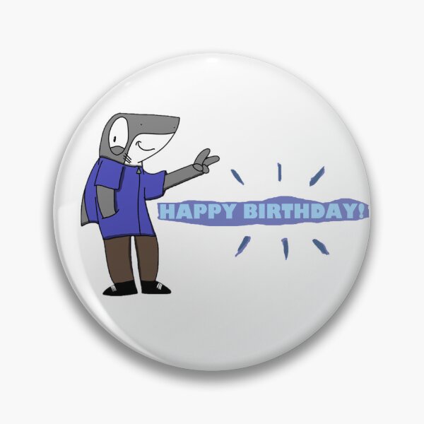 Item preview, A Sharkey Happy Birthday Art designed and sold by SharkeyArtist.