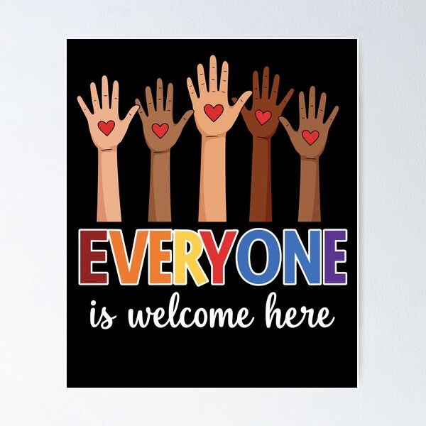 Item preview, Everyone Is Welcome Here Idaho Teacher designed and sold by varioarts.
