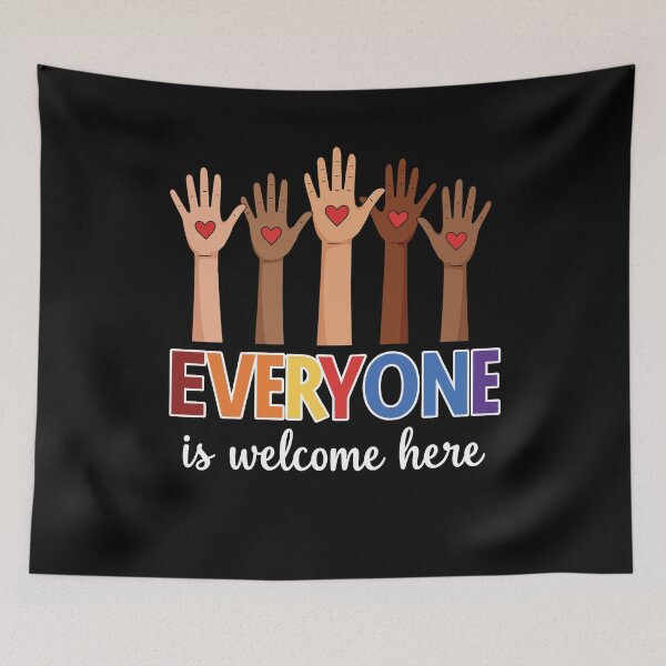 Item preview, Everyone Is Welcome Here Idaho Teacher designed and sold by varioarts.