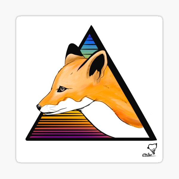 Item preview, Color delta fox designed and sold by Goodtimecomics.